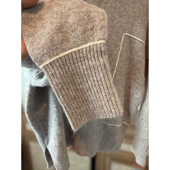 Studio by The Workshop Abstract Stripe Turtleneck Pullover Sweater Size Medium - Picture 7 of 11